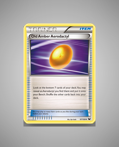 Collector’s Guide: Old Amber Aerodactyl (Dark Explorers #97)