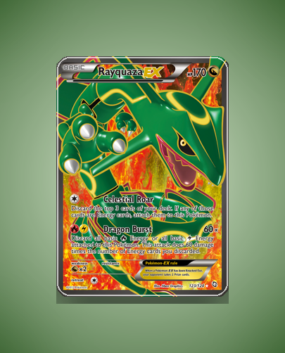 Collector’s Guide: Rayquaza-EX (Dragons Exalted #123)