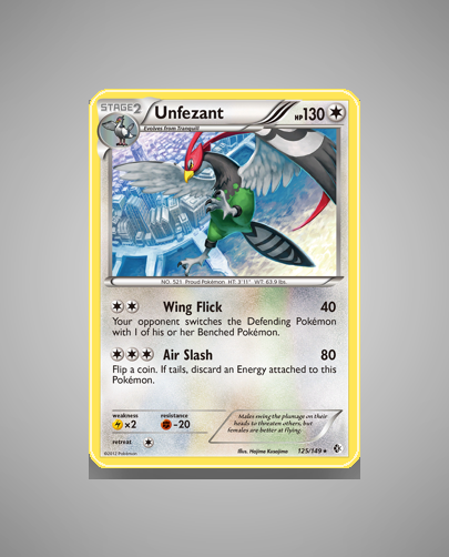 Collector’s Guide: Unfezant (Boundaries Crossed #125)