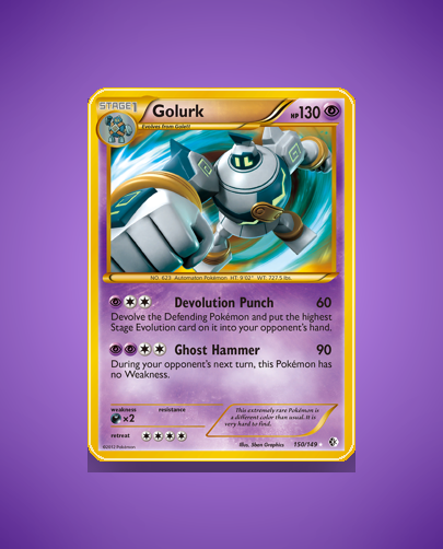 Collector’s Guide: Golurk (Boundaries Crossed #150)