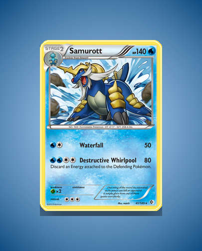 Collector’s Guide: Samurott (Boundaries Crossed #41)