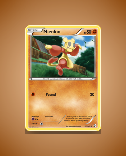 Collector’s Guide: Mienfoo (Boundaries Crossed #87)