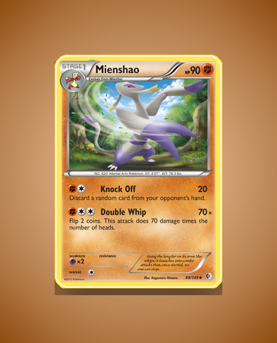 Collector’s Guide: Mienshao (Boundaries Crossed #88)