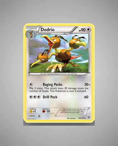 Collector’s Guide: Dodrio (Plasma Storm #100)