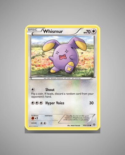Collector’s Guide: Whismur (Plasma Storm #105)