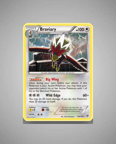 Collector’s Guide: Braviary (Plasma Storm #116)