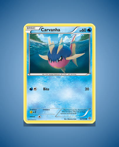 Collector’s Guide: Carvanha (Plasma Storm #32)