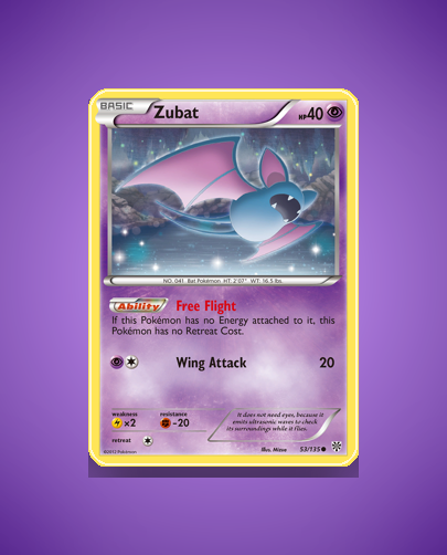 Collector’s Guide: Zubat (Plasma Storm #53)