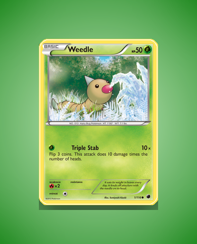 Collector’s Guide: Weedle (Plasma Freeze #1)