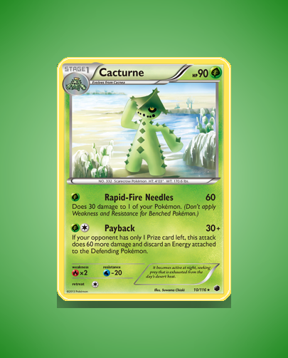 Collector’s Guide: Cacturne (Plasma Freeze #10)