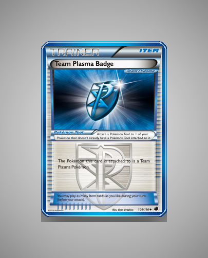 Collector’s Guide: Team Plasma Badge (Plasma Freeze #104)