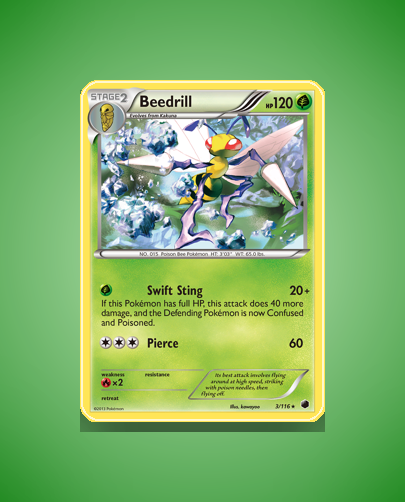 Collector’s Guide: Beedrill (Plasma Freeze #3)