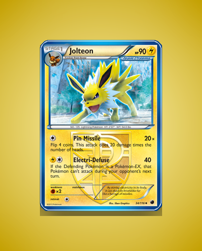 Collector’s Guide: Jolteon (Plasma Freeze #34)