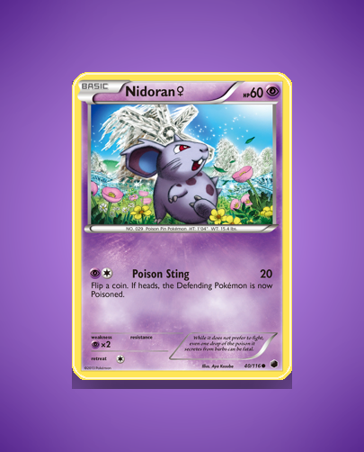 Collector’s Guide: Nidoran ♀ (Plasma Freeze #40)