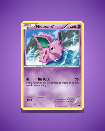 Collector’s Guide: Nidoran ♂ (Plasma Freeze #43)