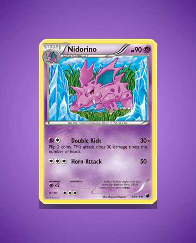 Collector’s Guide: Nidorino (Plasma Freeze #44)