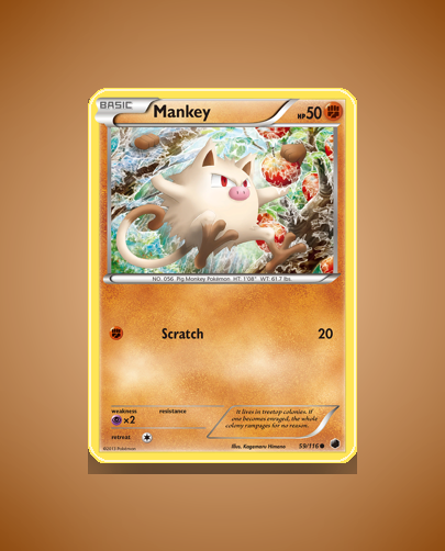 Collector’s Guide: Mankey (Plasma Freeze #59)