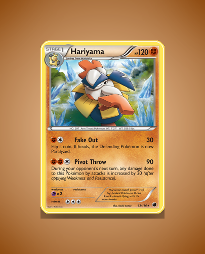 Collector’s Guide: Hariyama (Plasma Freeze #63)