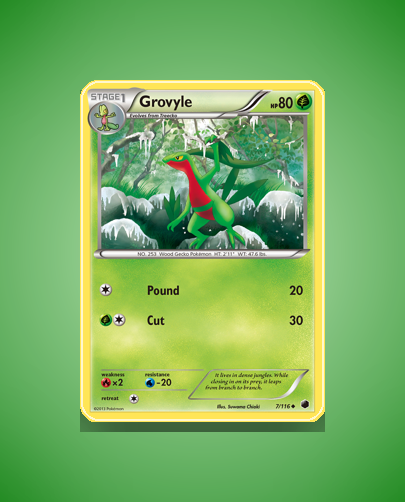 Collector’s Guide: Grovyle (Plasma Freeze #7)