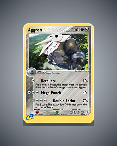 Collector’s Guide: Aggron (Ruby Sapphire #1)