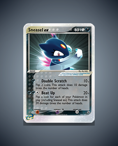 Collector’s Guide: Sneasel ex (Ruby Sapphire #103)