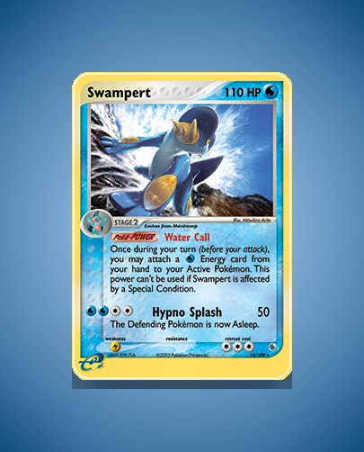 Collector’s Guide: Swampert (Ruby Sapphire #13)