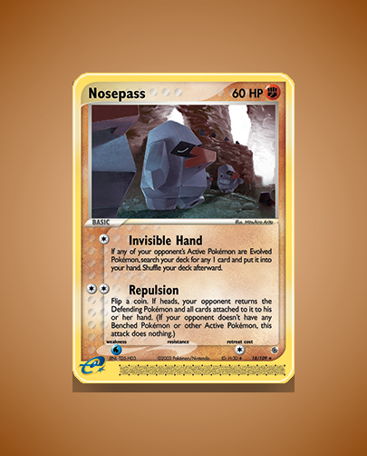 Collector’s Guide: Nosepass (Ruby Sapphire #18)