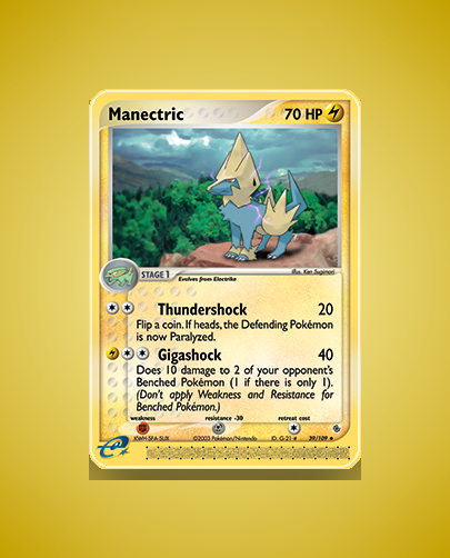 Collector’s Guide: Manectric (Ruby Sapphire #39)