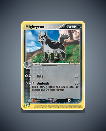 Collector’s Guide: Mightyena (Ruby Sapphire #42)