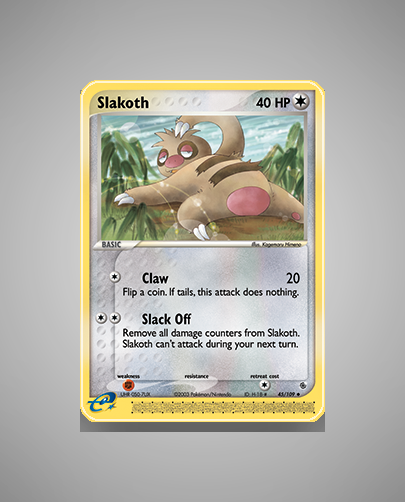 Collector’s Guide: Slakoth (Ruby Sapphire #45)