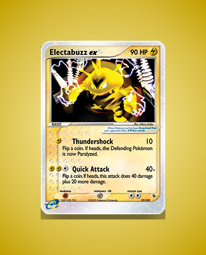 Collector’s Guide: Electabuzz ex (Ruby Sapphire #97)