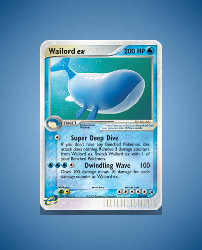Collector’s Guide: Wailord ex (Sandstorm #100)