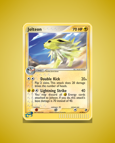 Collector’s Guide: Jolteon (Sandstorm #6)