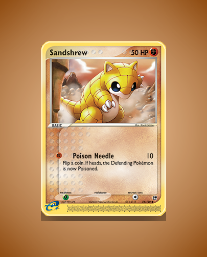 Collector’s Guide: Sandshrew (Sandstorm #75)