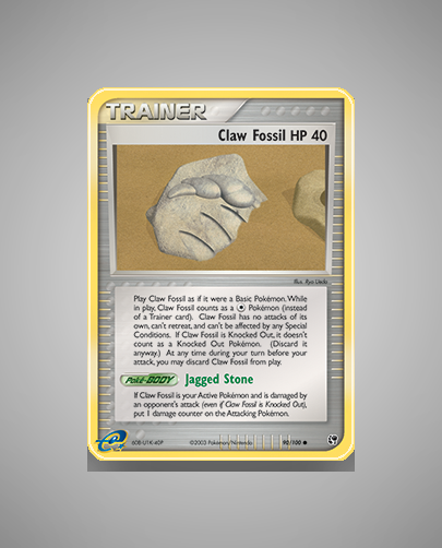 Collector’s Guide: Claw Fossil (Sandstorm #90)