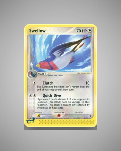 Collector’s Guide: Swellow (Dragon #45)