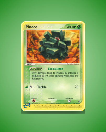 Collector’s Guide: Pineco (Dragon #71)