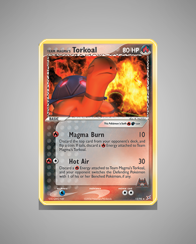 Collector’s Guide: Team Magma’s Torkoal (Team Magma vs Team Aqua #12)