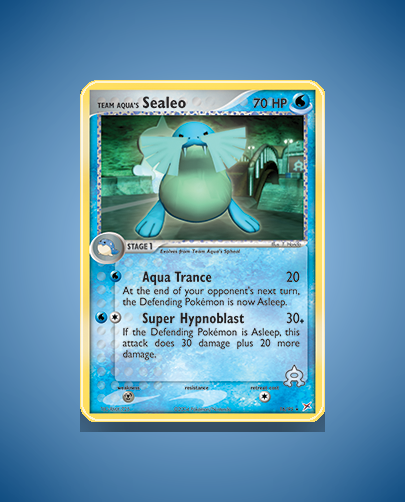 Collector’s Guide: Team Aqua’s Sealeo (Team Magma vs Team Aqua #16)
