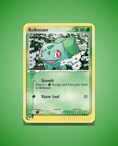 Collector’s Guide: Bulbasaur (Team Magma vs Team Aqua #39)