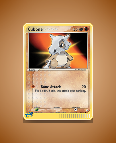 Collector’s Guide: Cubone (Team Magma vs Team Aqua #40)