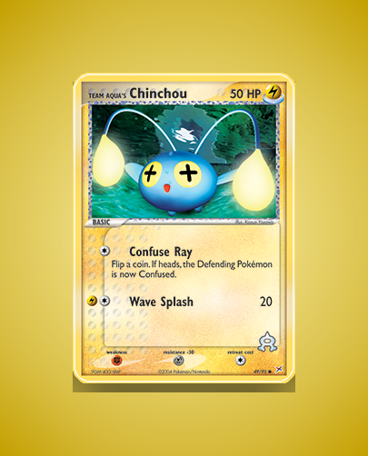 Collector’s Guide: Team Aqua’s Chinchou (Team Magma vs Team Aqua #49)