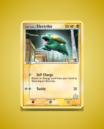 Collector’s Guide: Team Aqua’s Electrike (Team Magma vs Team Aqua #53)
