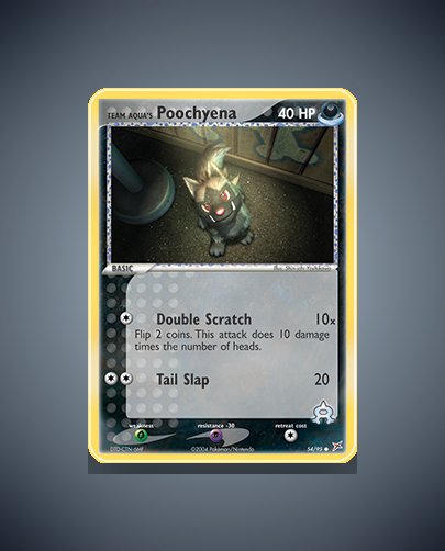 Collector’s Guide: Team Aqua’s Poochyena (Team Magma vs Team Aqua #54)