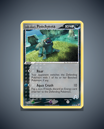 Collector’s Guide: Team Aqua’s Poochyena (Team Magma vs Team Aqua #55)