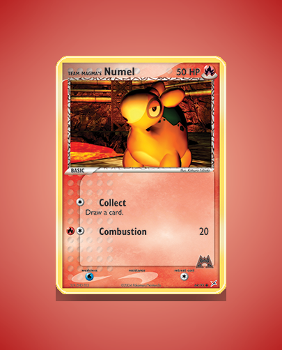Collector’s Guide: Team Magma’s Numel (Team Magma vs Team Aqua #64)