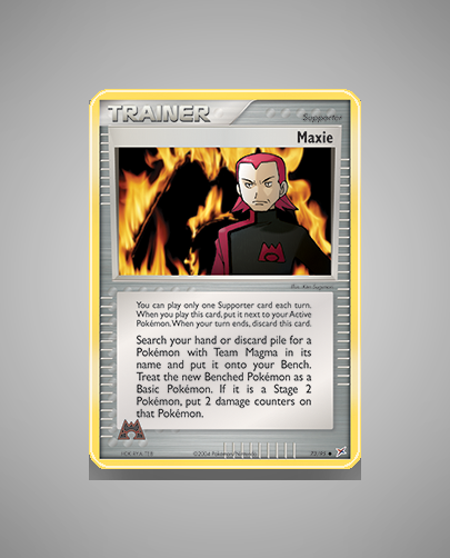 Collector’s Guide: Maxie (Team Magma vs Team Aqua #73)