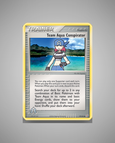 Collector’s Guide: Team Aqua Conspirator (Team Magma vs Team Aqua #77)
