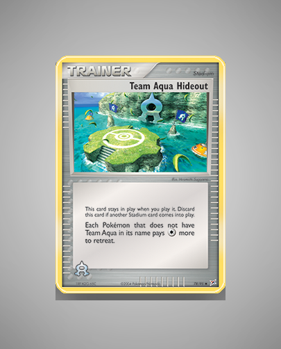 Collector’s Guide: Team Aqua Hideout (Team Magma vs Team Aqua #78)