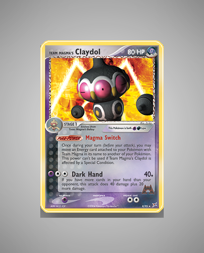 Collector’s Guide: Team Magma’s Claydol (Team Magma vs Team Aqua #8)